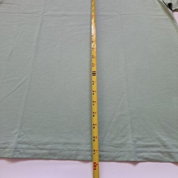 NWT Gionfriddo Men's Italian Cotton V Neck Short Sleeves Green T-shirt Size XXL - Picture 5 of 8